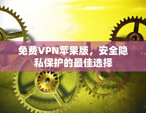 免费VPN苹果版，安全隐私保护的最佳选择