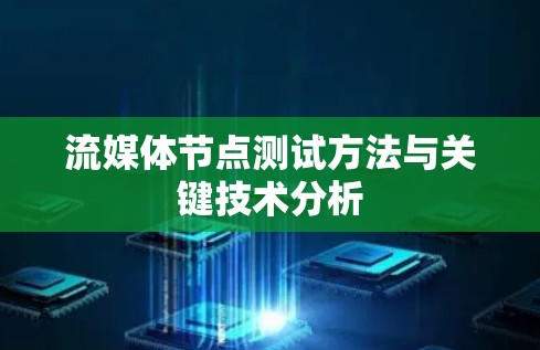 流媒体节点测试方法与关键技术分析