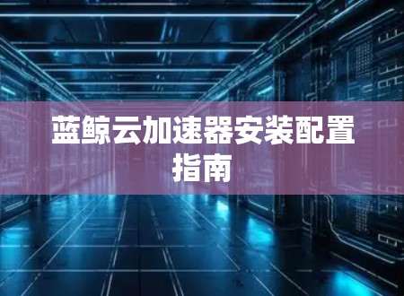 蓝鲸云加速器安装配置指南 蓝鲸云加速器安装配置指南