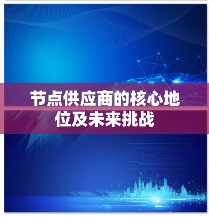 节点供应商的核心地位及未来挑战 节点供应商的核心地位及未来挑战