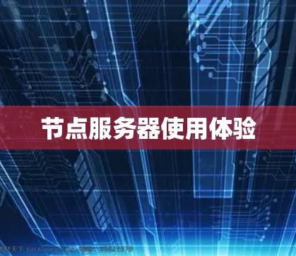 节点服务器使用体验