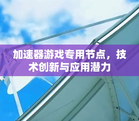 加速器游戏专用节点,技术创新与应用潜力 加速器游戏专用节点,技术创新与应用潜力