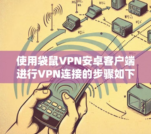 使用袋鼠VPN安卓客户端进行VPN连接的步骤如下