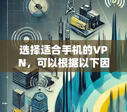 选择适合手机的VPN，可以根据以下因素进行综合考虑
